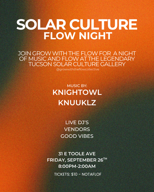 SOLAR CULTURE TICKET - GROW WITH THE FLOW - SEPTEMBER 26TH 2025
